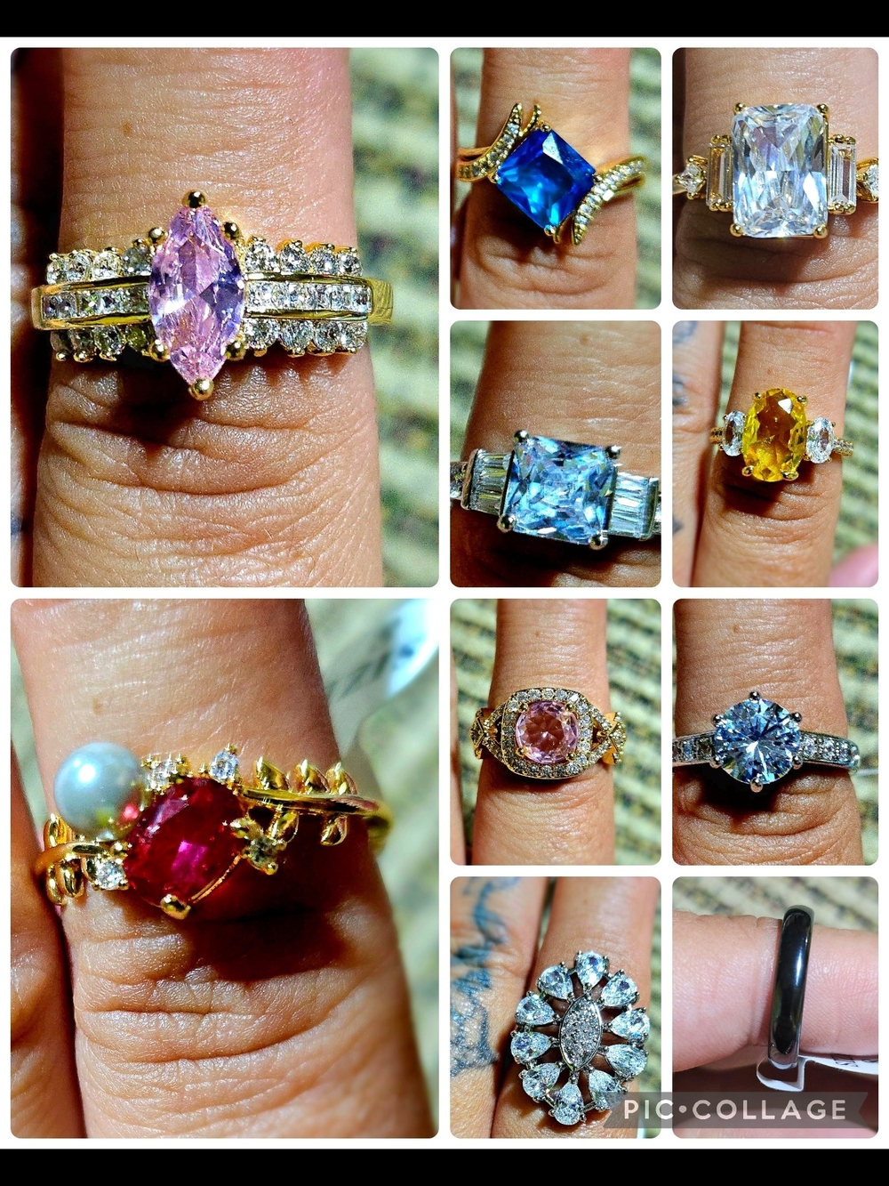 Size 8---  BULK SALE 18k Gold Filled